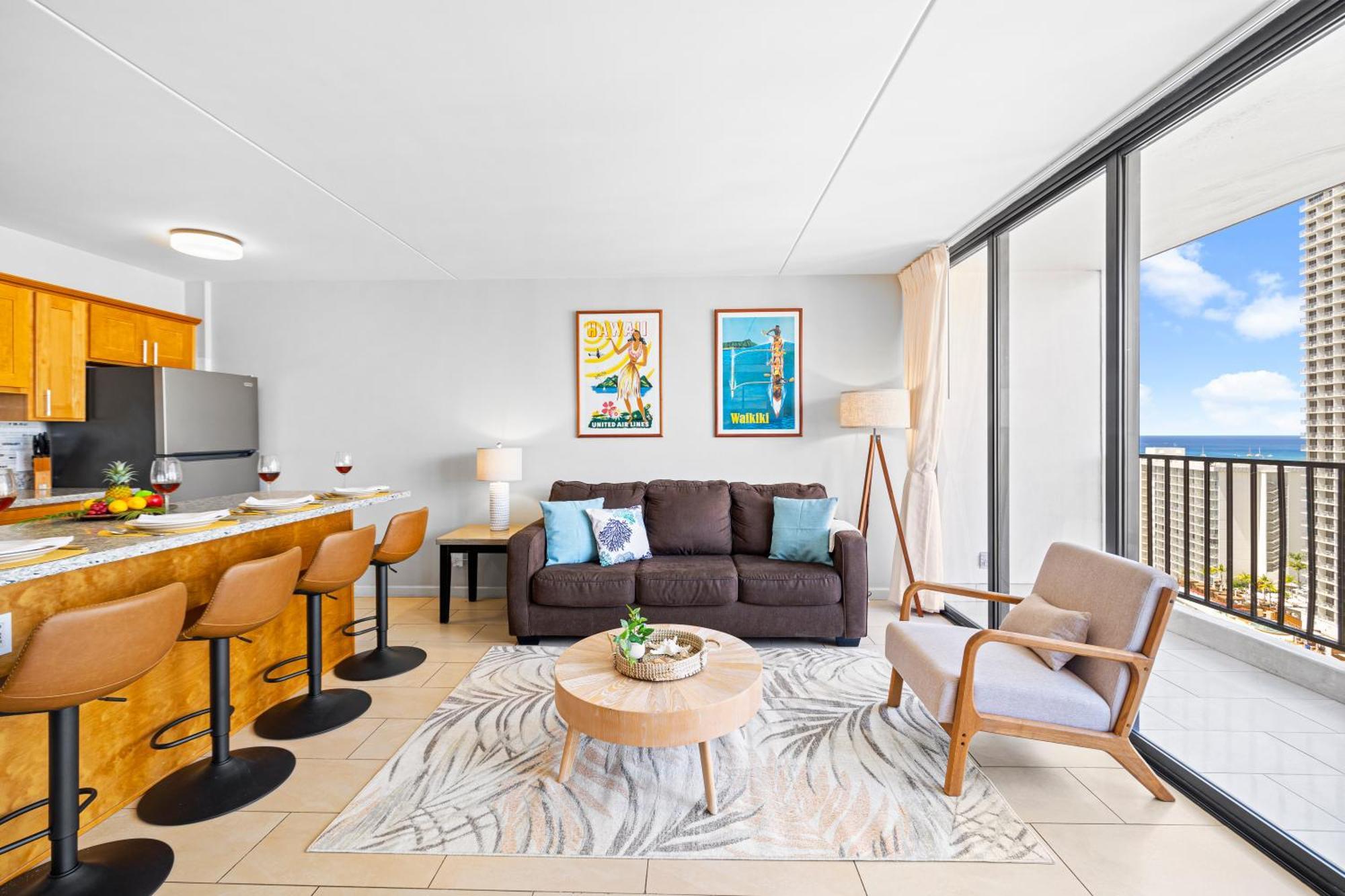 Great Ocean View Condo, Near Beach With Free Parking! โฮโนลูลู ภายนอก รูปภาพ