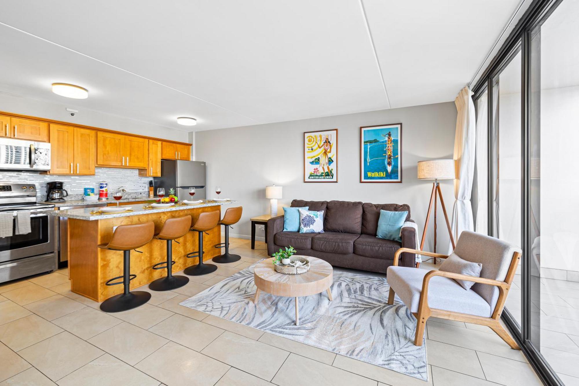 Great Ocean View Condo, Near Beach With Free Parking! โฮโนลูลู ภายนอก รูปภาพ