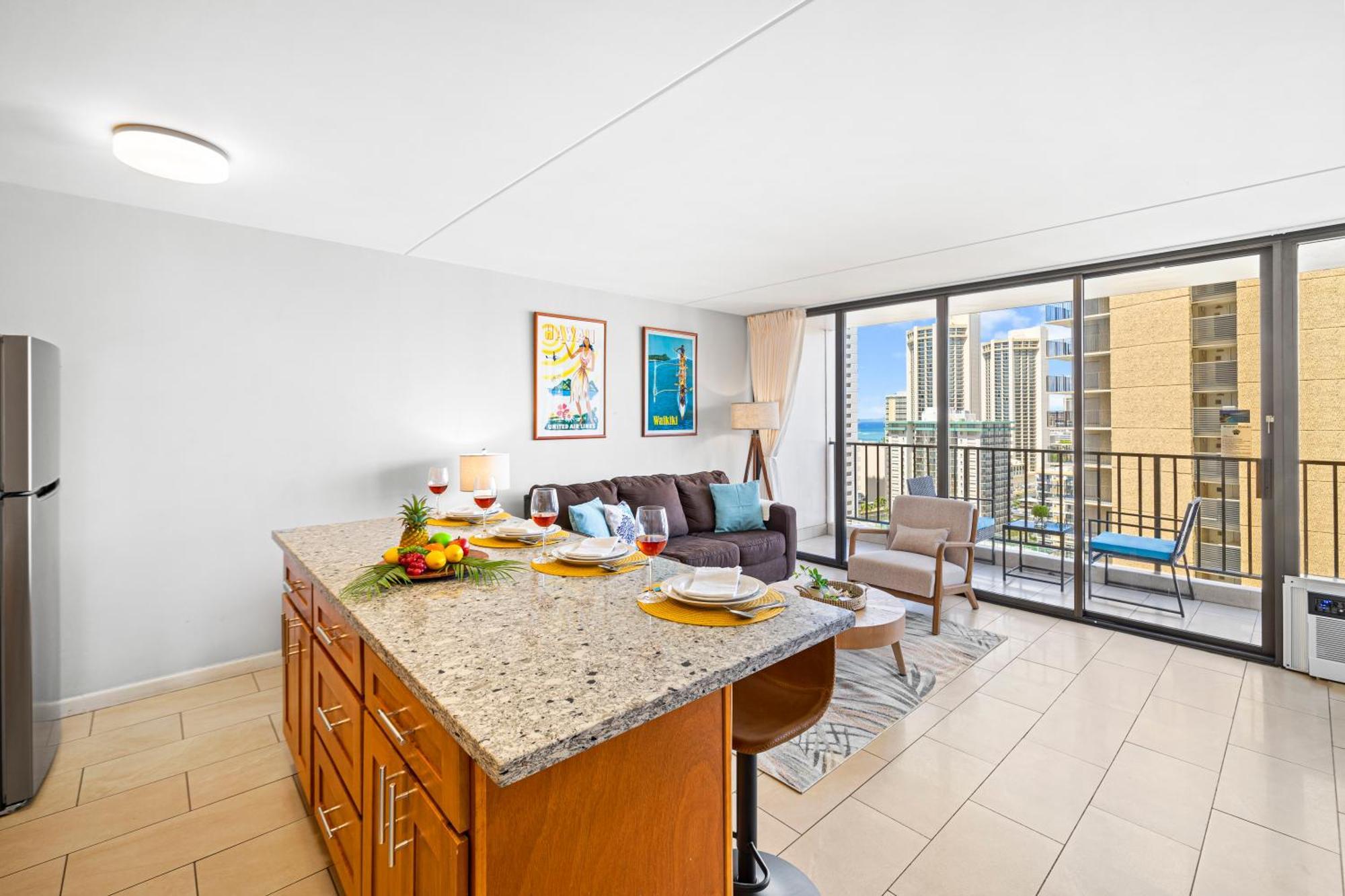 Great Ocean View Condo, Near Beach With Free Parking! โฮโนลูลู ภายนอก รูปภาพ
