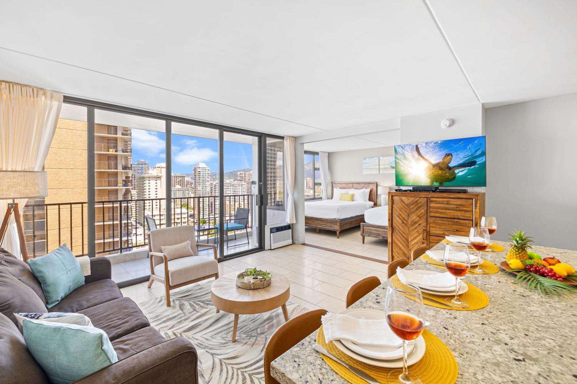 Great Ocean View Condo, Near Beach With Free Parking! โฮโนลูลู ภายนอก รูปภาพ